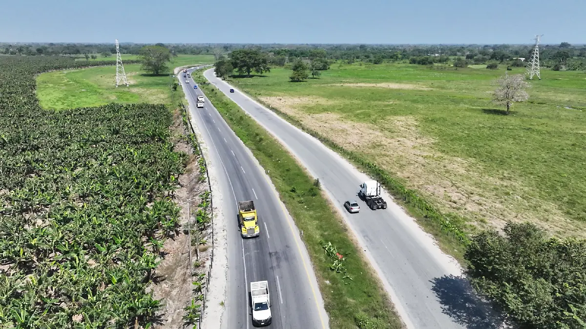 Obra carretera Dos Bocas